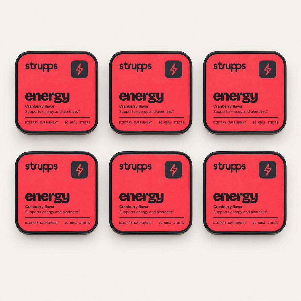 Six tins of The Energy Strip